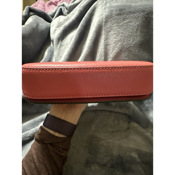 Michael Kors Jet Set Travel New NWT Pebbled Leather Berry Sorbet Crossbody $398 - Picture 8 of 12